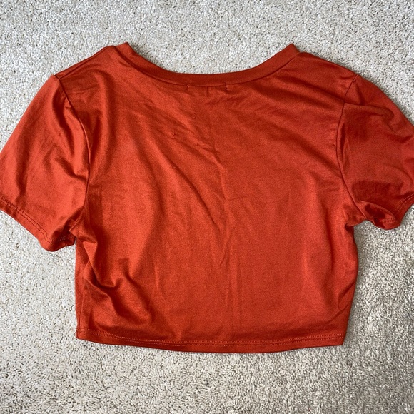 Orange Wide Leg Pants - Picture 7 of 8